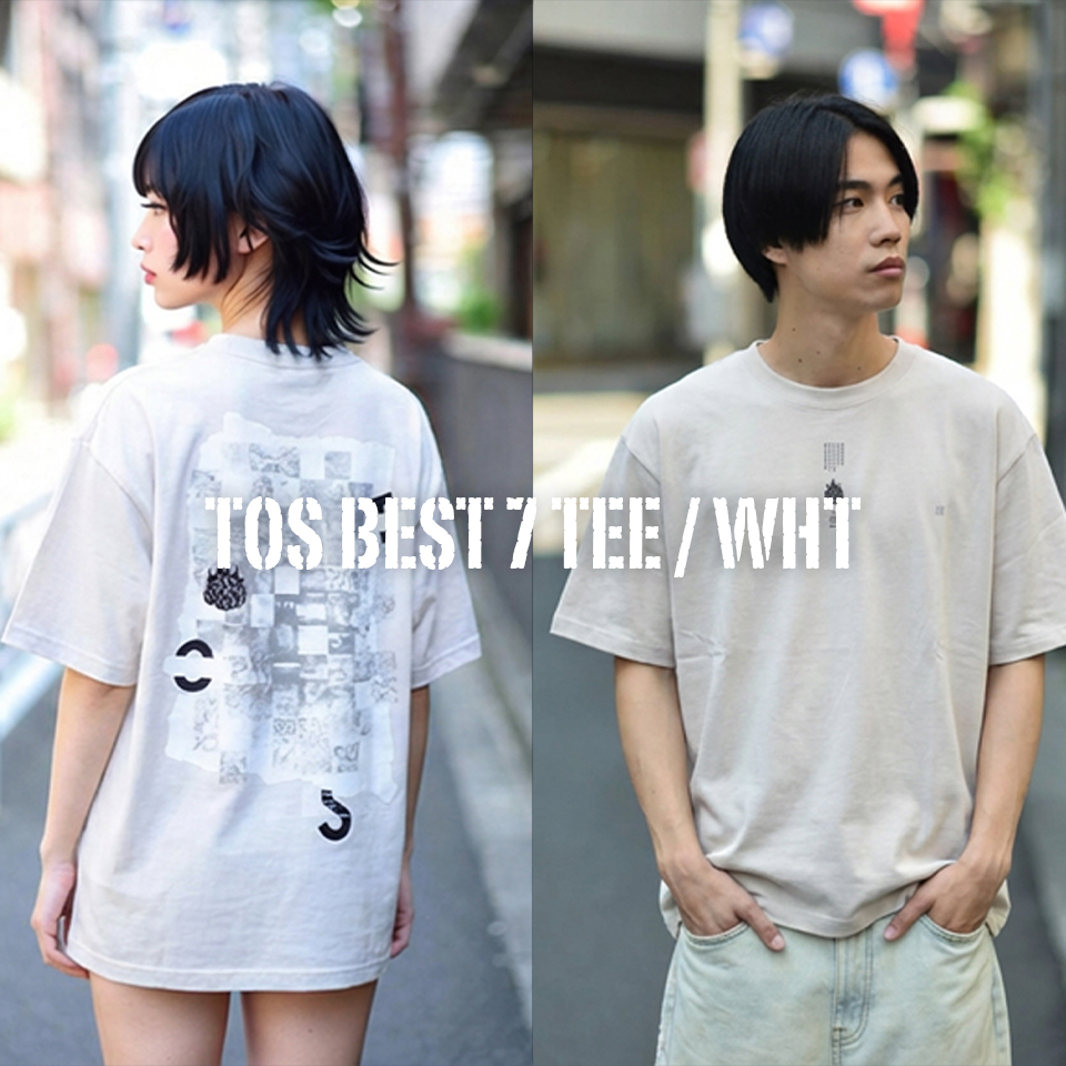 TOS BEST 7 TEE / WHT - 魂音泉